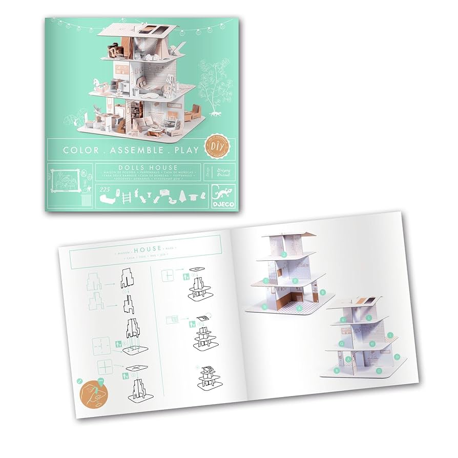 Amazon.co.jp: DJECO ジェコ カラー・アッセンブル・プレイ